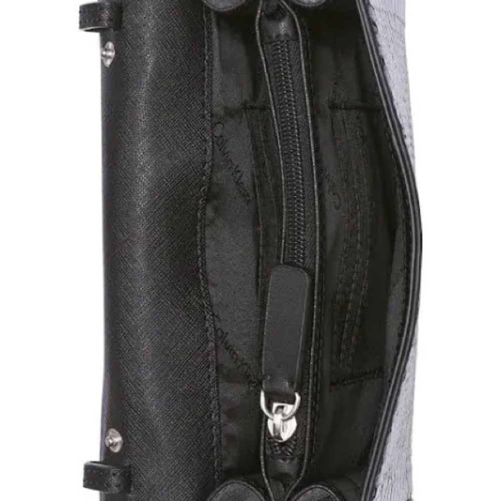 Calvin Klein Flap Patent Python Studded Flap Over… - image 4